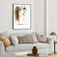 After the shower 1 | FRAMED PRINT