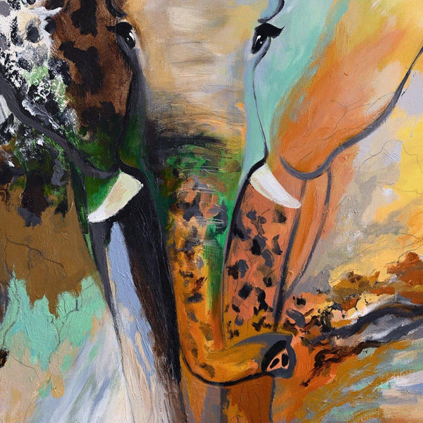 Elephant earth | HANDMADE PAINTING | Danish Art