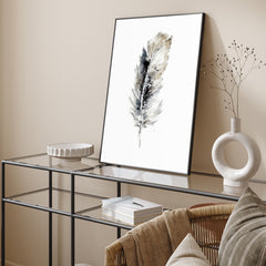 Cozy Feather 2 | FRAMED PRINT