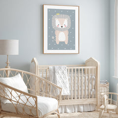 Happy Lion | FRAMED PRINT