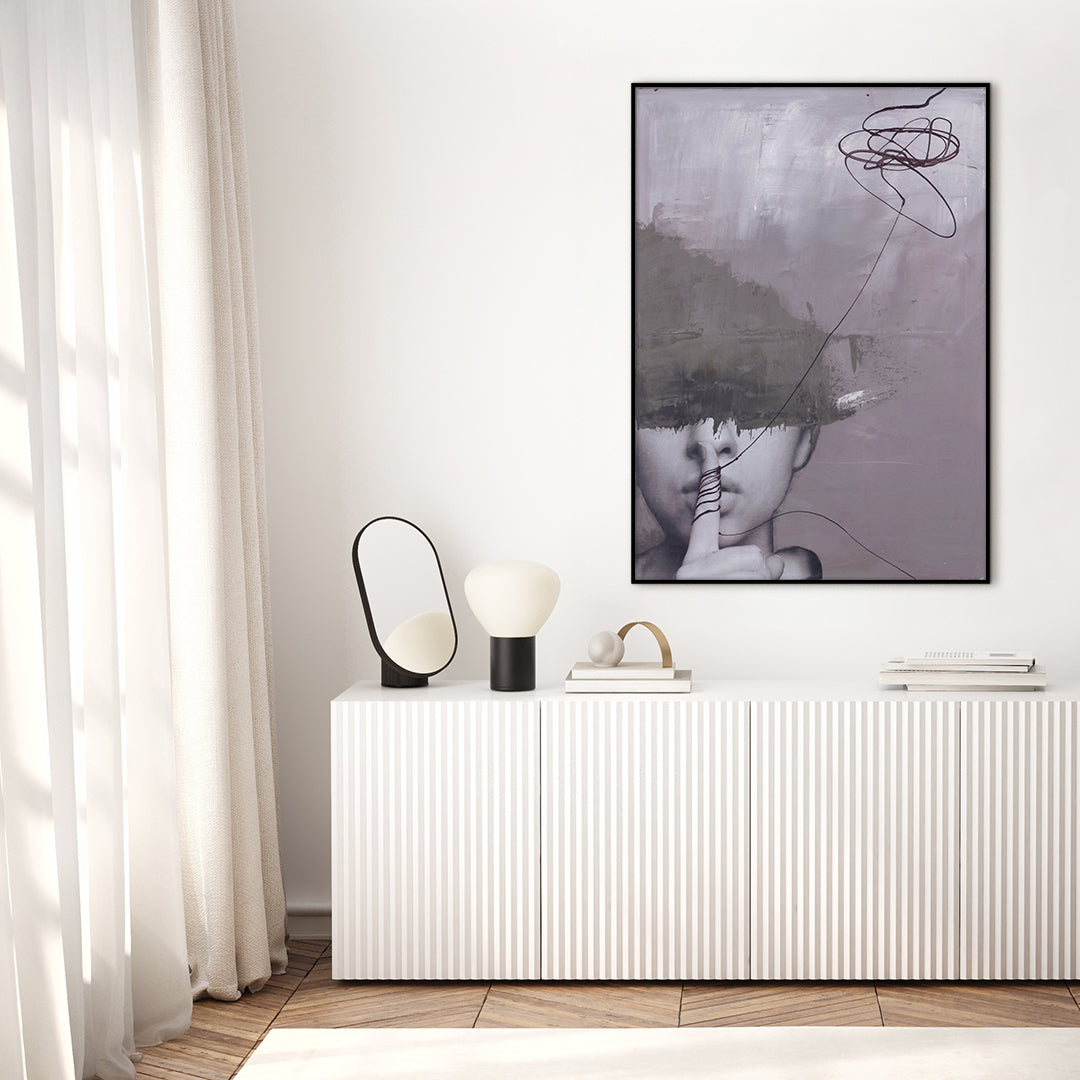 Playing line 1 | FRAMED PRINT