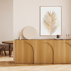 Palm Leaf Gold | FRAMED PRINT
