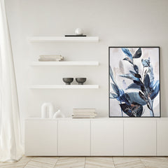 Blue Leaves | FRAMED PRINT