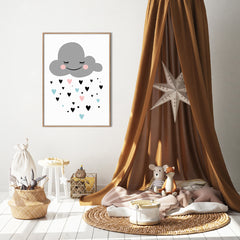 Happy Cloud | FRAMED PRINT