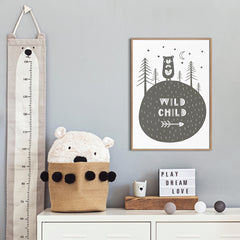 Wild child | FRAMED PRINT