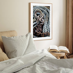 Blue rope | FRAMED PRINT