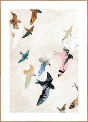 Abstract Birds 2 | FRAMED PRINT