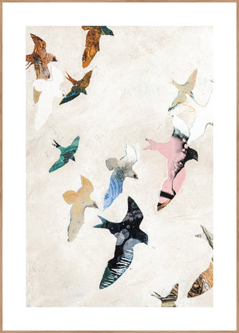 Abstract Birds 2 | FRAMED PRINT