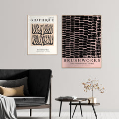 Brushwork 025 | FRAMED PRINT