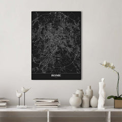 Rome black | FRAMED PRINT