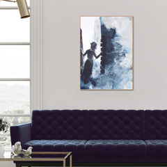 Blue sight | FRAMED PRINT