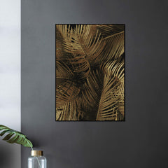 Golden palm 2 | FRAMED PRINT