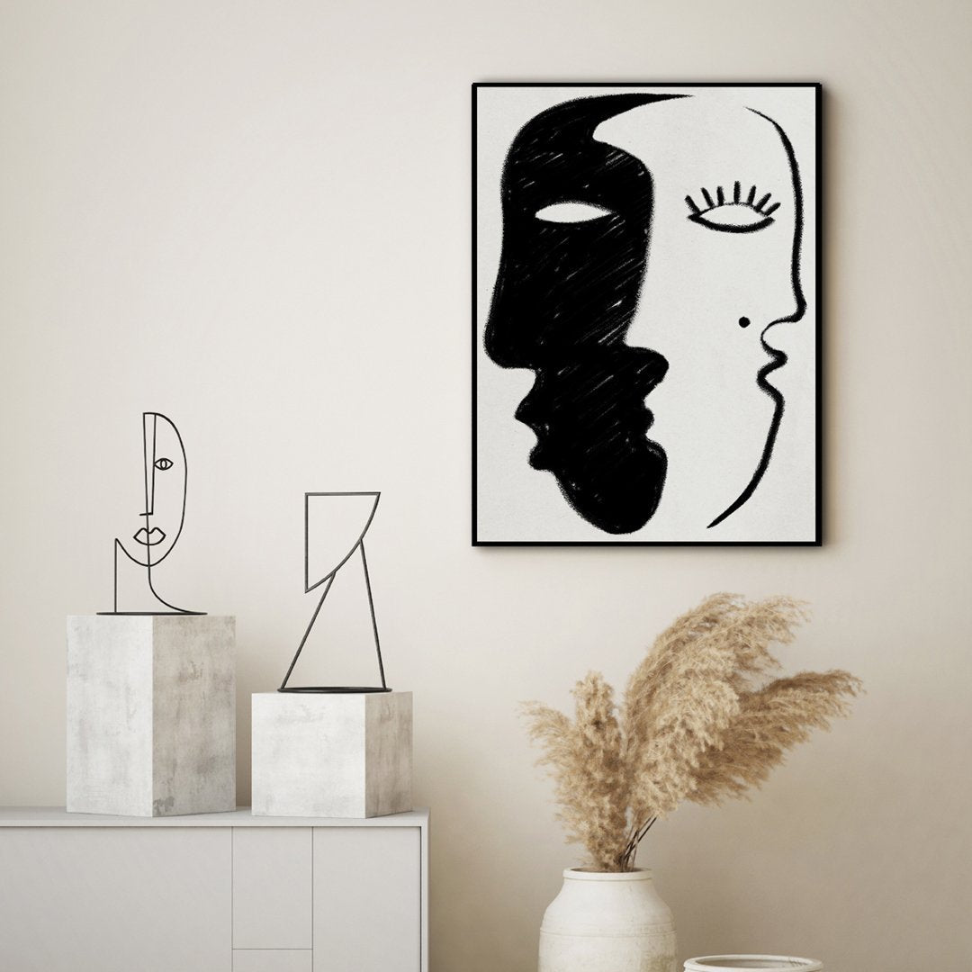 Face to Face | FRAMED PRINT