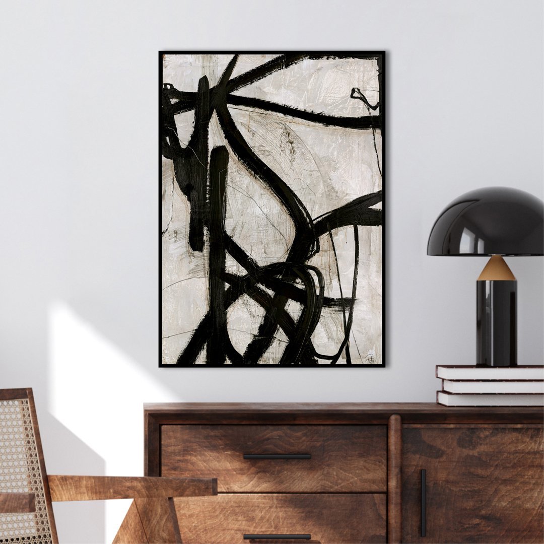 Graphical Lines 5 | FRAMED PRINT