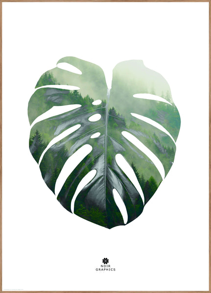 Monstera Leaf | FRAMED PRINT