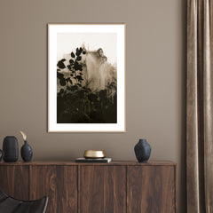 Silhouet Leaves 2 | FRAMED PRINT