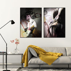 Studio 3 colors | FRAMED PRINT