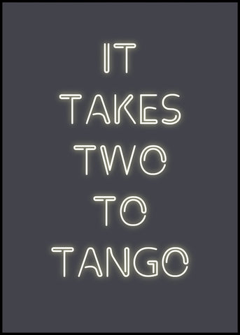 Two to tango | FRAMED PRINT