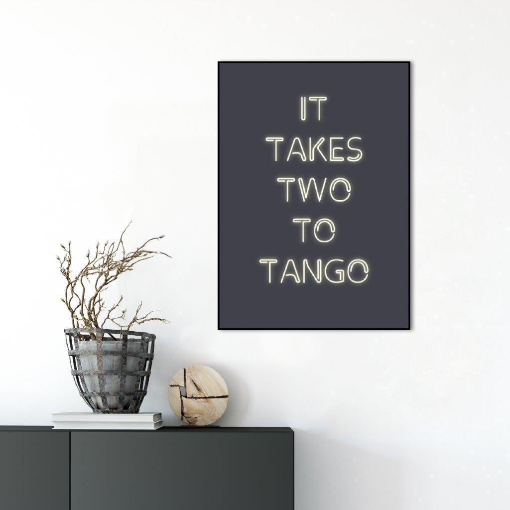 Two to tango | FRAMED PRINT