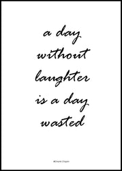 Without laughter | FRAMED PRINT