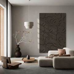 Soft Embrace Square - Brown | ACOUSTIC ART PANEL