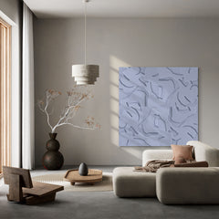 Soft Embrace Square - Light blue | ACOUSTIC ART PANEL