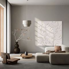 Soft Embrace Square - Off white | ACOUSTIC ART PANEL