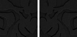 Soft Embrace Square - Black | ACOUSTIC ART PANEL