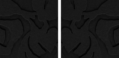 Soft Embrace Square - Black | ACOUSTIC ART PANEL