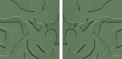 Soft Embrace Square - Dark green | ACOUSTIC ART PANEL