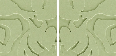 Soft Embrace Square - Light green | ACOUSTIC ART PANEL