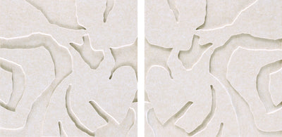 Soft Embrace Square - Off white | ACOUSTIC ART PANEL