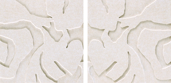 Soft Embrace Square - Off white | ACOUSTIC ART PANEL
