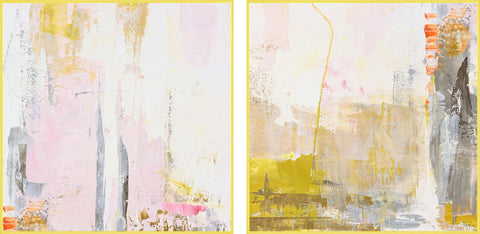 New Age Yellow 2+3 | MIXED PAINTINGS