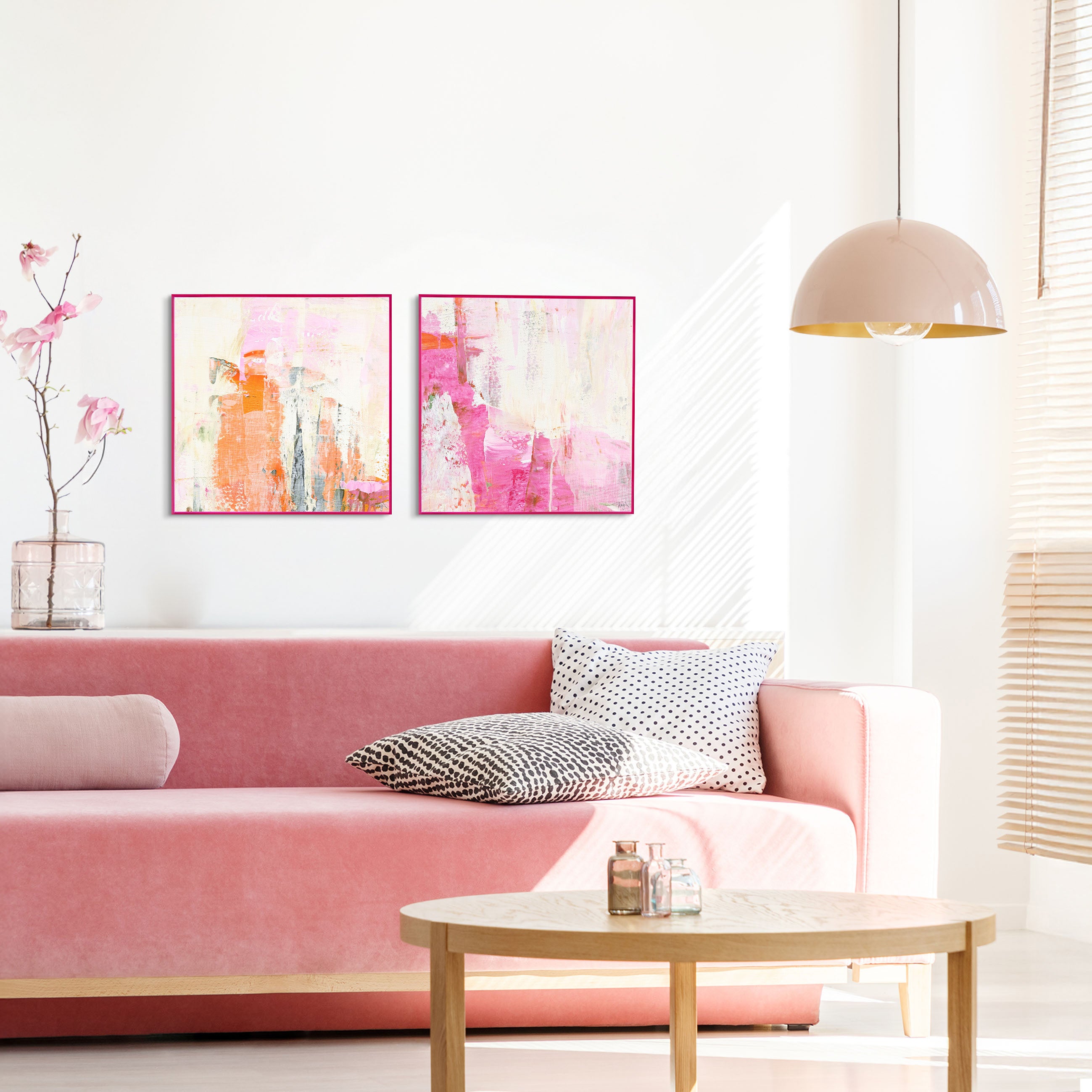 New Age Pink 2+3 | MIXED PAINTINGS