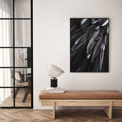 Black wing | FRAMED PRINT
