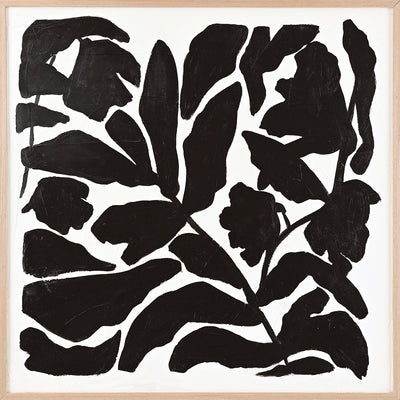 BLACK LEAF | UNIKA PAINTING