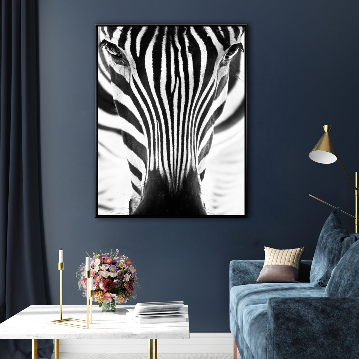 MI Zebra eyes m | Canvasprint (SP) | Colli 2
