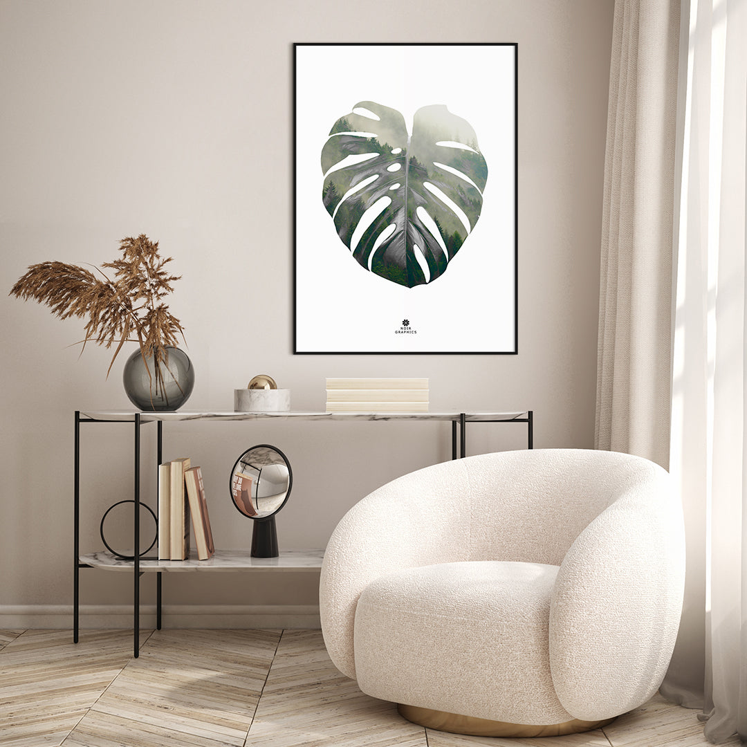 Monstera Leaf | FRAMED PRINT