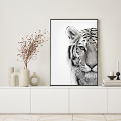 White Tiger | FRAMED PRINT