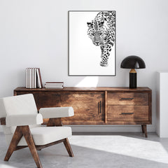 White Leopard | FRAMED PRINT