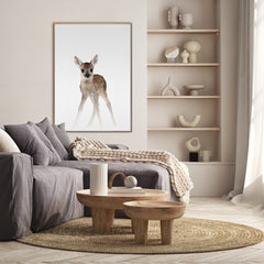 Misty Deer | FRAMED PRINT