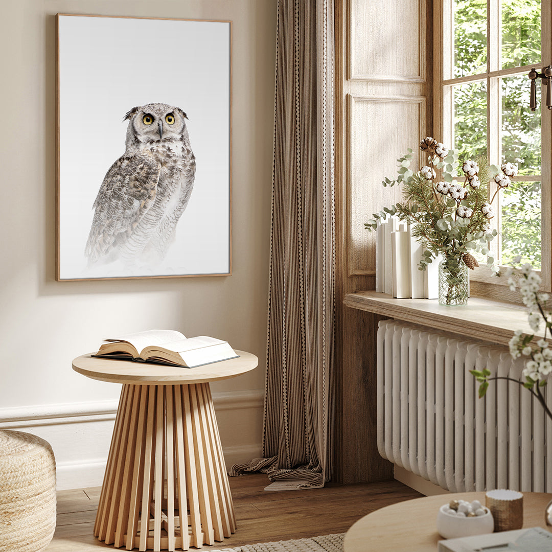 Misty Owl | FRAMED PRINT