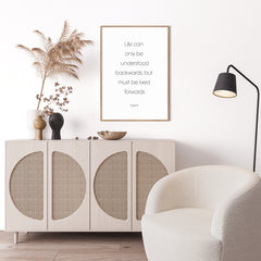 Life can only | FRAMED PRINT
