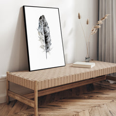 Cozy Feather 1 | FRAMED PRINT