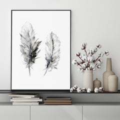 Cozy Feathers 3 | FRAMED PRINT