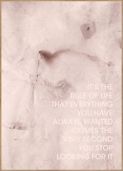 The Rule of Life | Framed Print