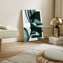 Square green 1 | FRAMED PRINT