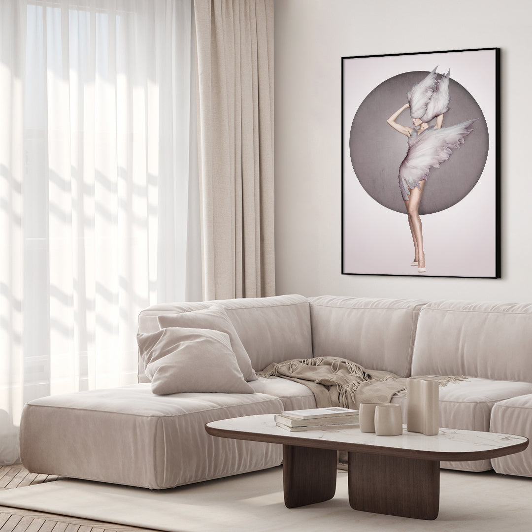 Flower Lady 4 | FRAMED PRINT