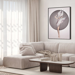 Flower Lady 4 | FRAMED PRINT